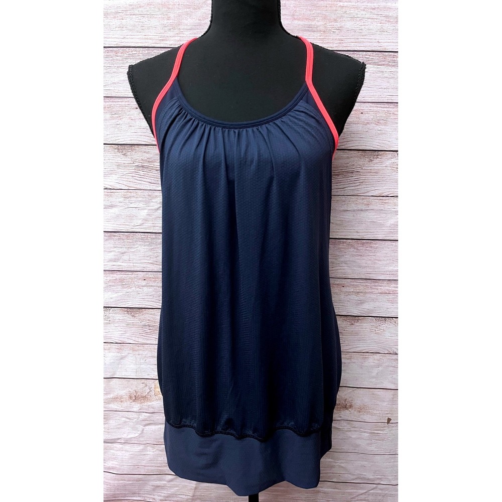 Lululemon No Limits Tank Inkwell Navy Blue Workout Built-In Bra Size 8 - Picture 5 of 9